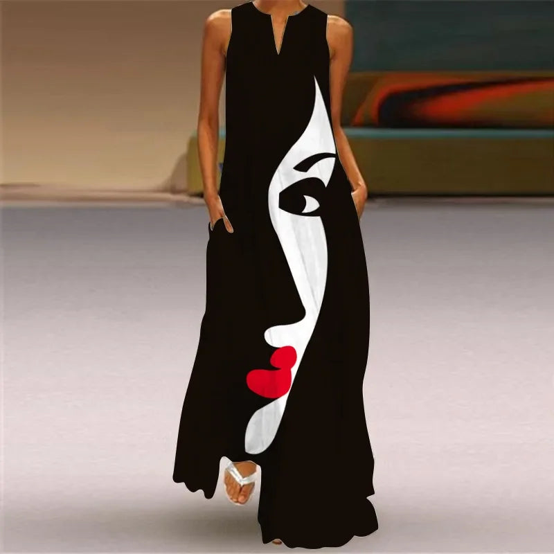 Vintage Summer Maxi Dress