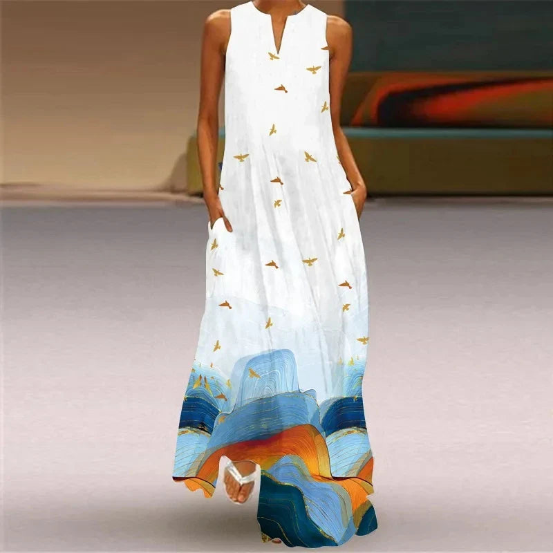 Vintage Summer Maxi Dress